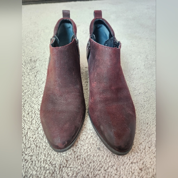 Franco Sarto Maroon Booties, size 7.5 - Picture 5 of 5